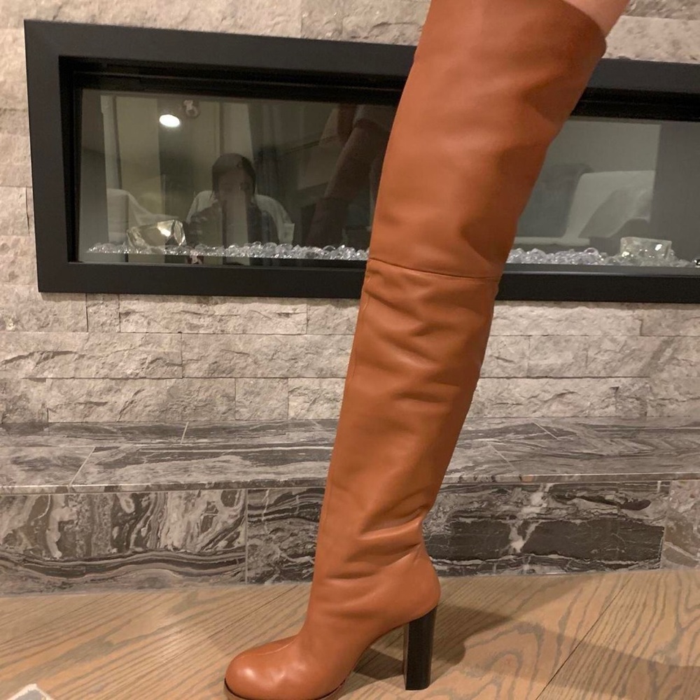 FRAME knee high boots